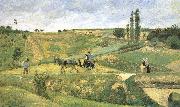 Camille Pissarro Pang plans scenery Schwarz oil